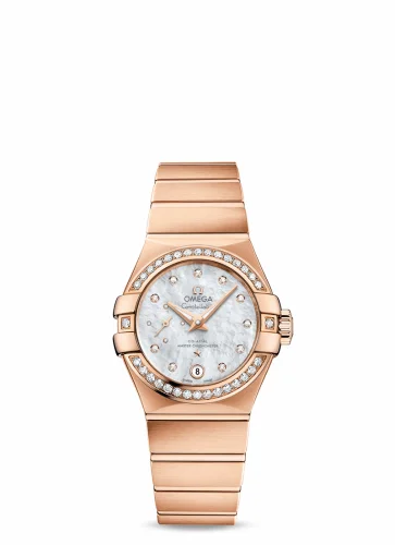 Omega Constellation Co‑Axial Master Chronometer 27 Small Seconds Stainless Red Gold / Diamond / MOP 127.55.27.20.55.001 (12755272055001)